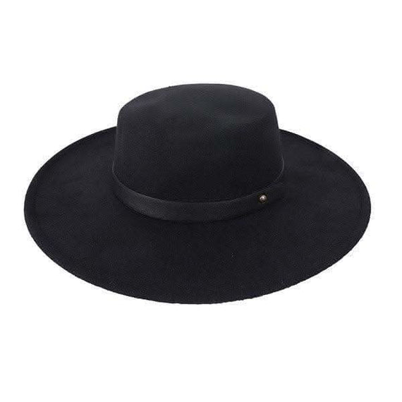 Classic Unisex Leather Band Fedora - SwagglyLife Home & Fashion